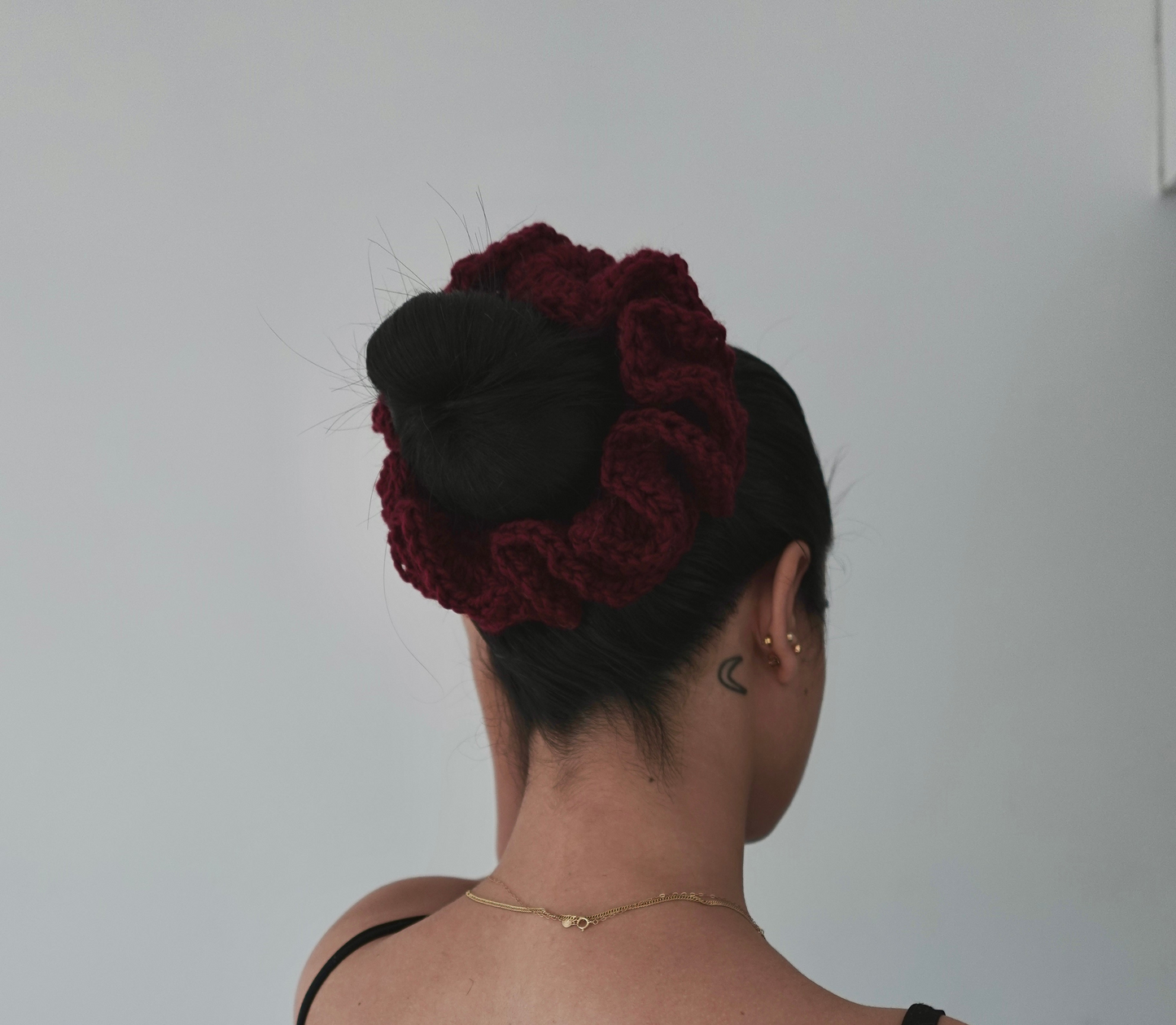 Crochet Ruffled Scrunchie